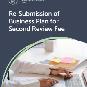 Re-submission of business plan